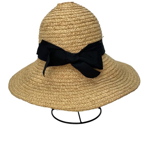 TURNER HATS Straw Sun Hat Wide Brim Vacation Cruise Resort Beach Neutral - Picture 2 of 8